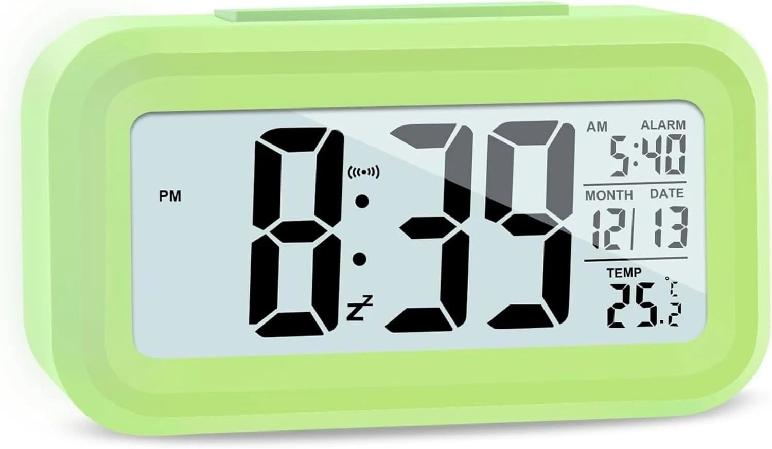 Loud Alarm Snooze Keyboard Controls Led Display