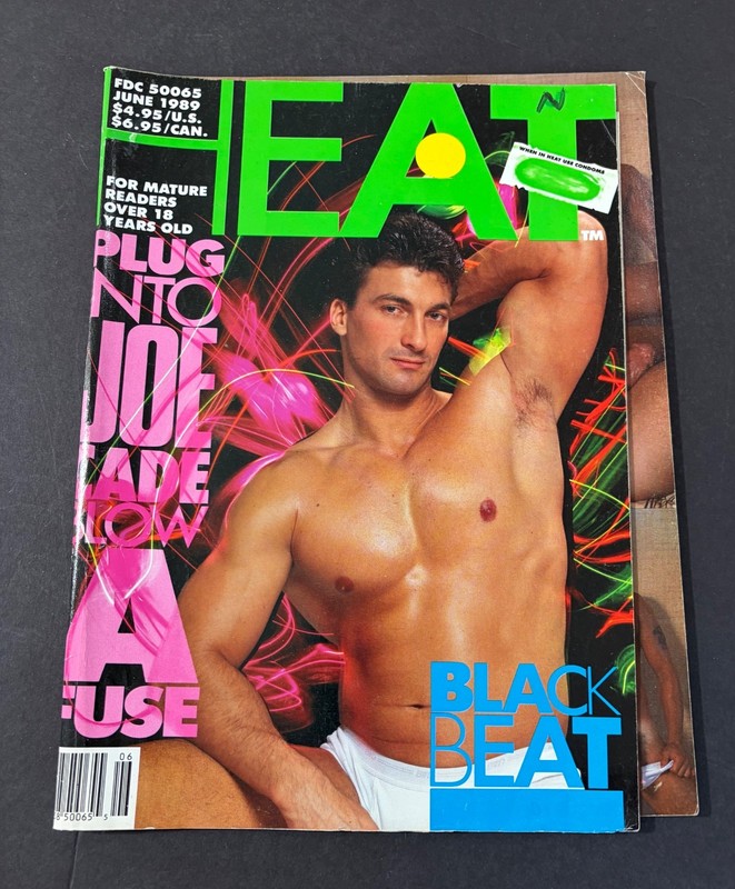 VINTAGE HEAT MAGAZINE JUNE 1989 GAY INTEREST