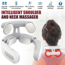 Electric Cervical Neck Pulse Massager Pain Shoulder Relief Body Muscle Relax UK