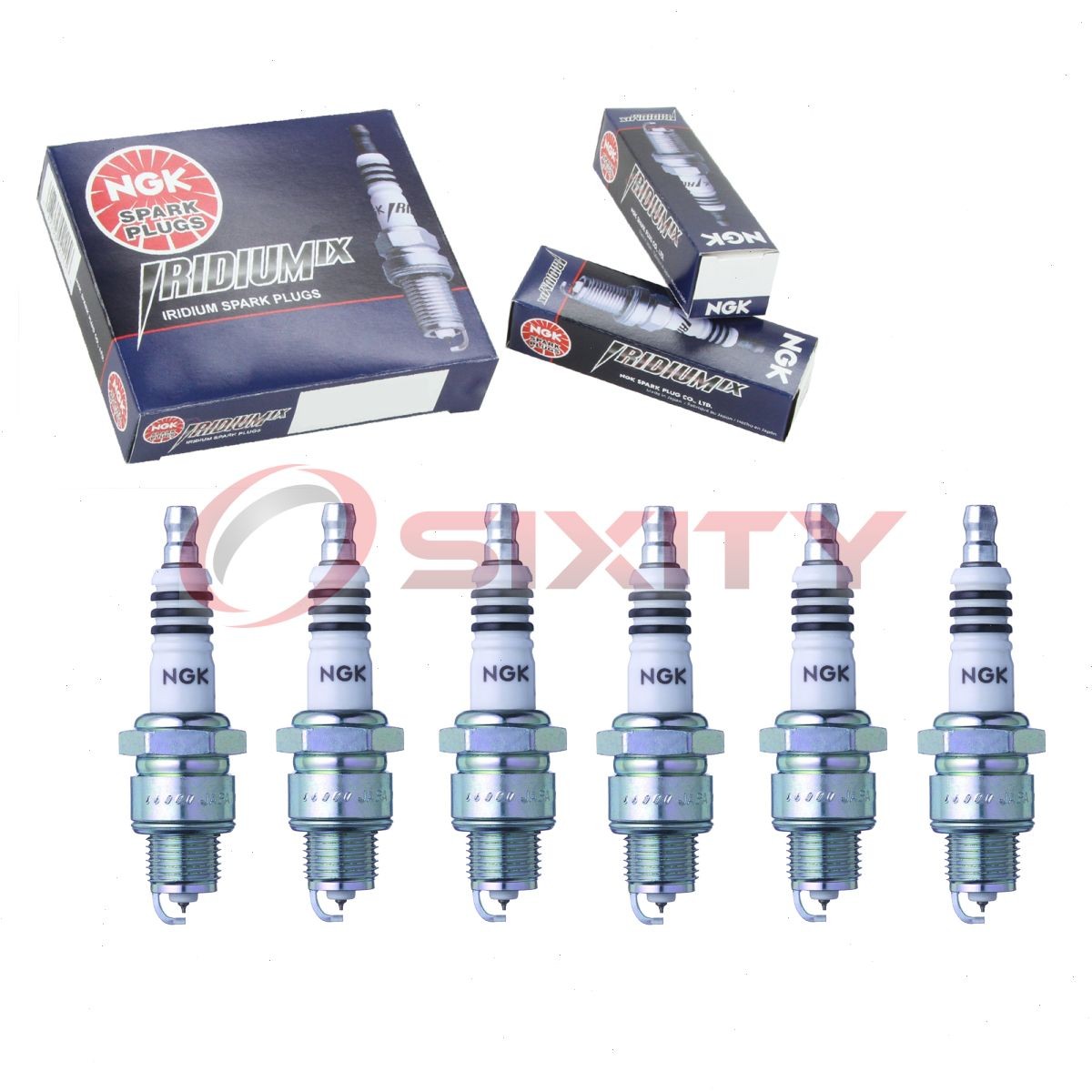 6 pc NGK 4085 BPR6HIX Iridium IX Spark Plugs for XS4123DP XL10S W7BP W6BP yo