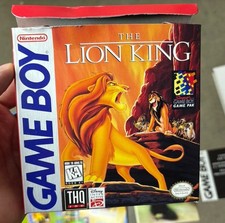 The Lion King Nintendo Game Boy Box And Inserts Only NO GAME No Manual