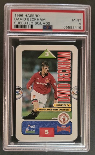 David Beckham 1996 Hasbro Subbuteo Squads card