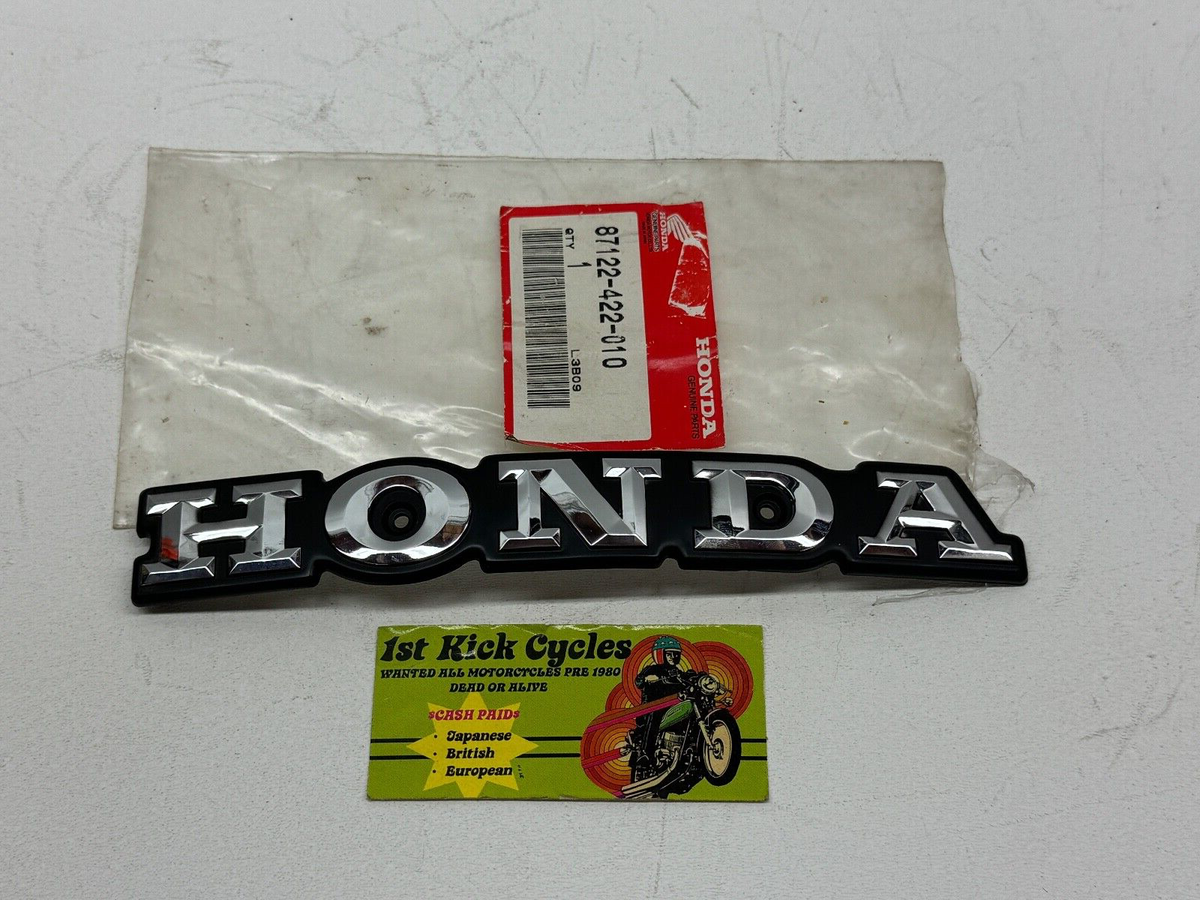 RTFロゴ缶 1979 Honda CBX 1000 NOS Left Side Gas Tank Emblem Badge