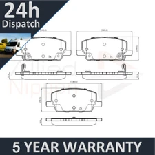 Fits Vauxhall Mokka 2012- 1.4 1.6 CDTi PV Front Brake Pads Set 42566753