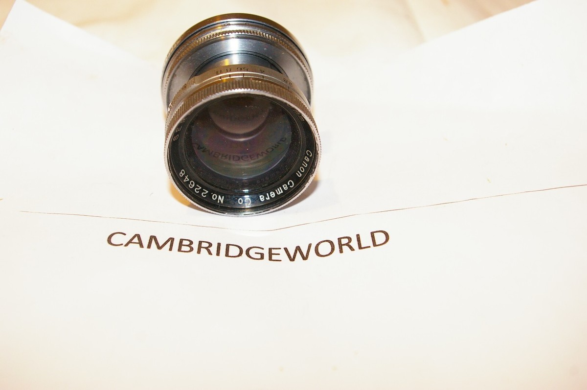 Canon Serenar 50mm F1.9 COLAPSIBLE LEICA M39 SCREW MOUNT LENS | eBay