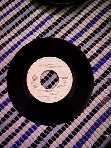 ZAPP *More Bounce To The Ounce* PARTS I and II Funk Boogie 45 on WARNER WBS49534