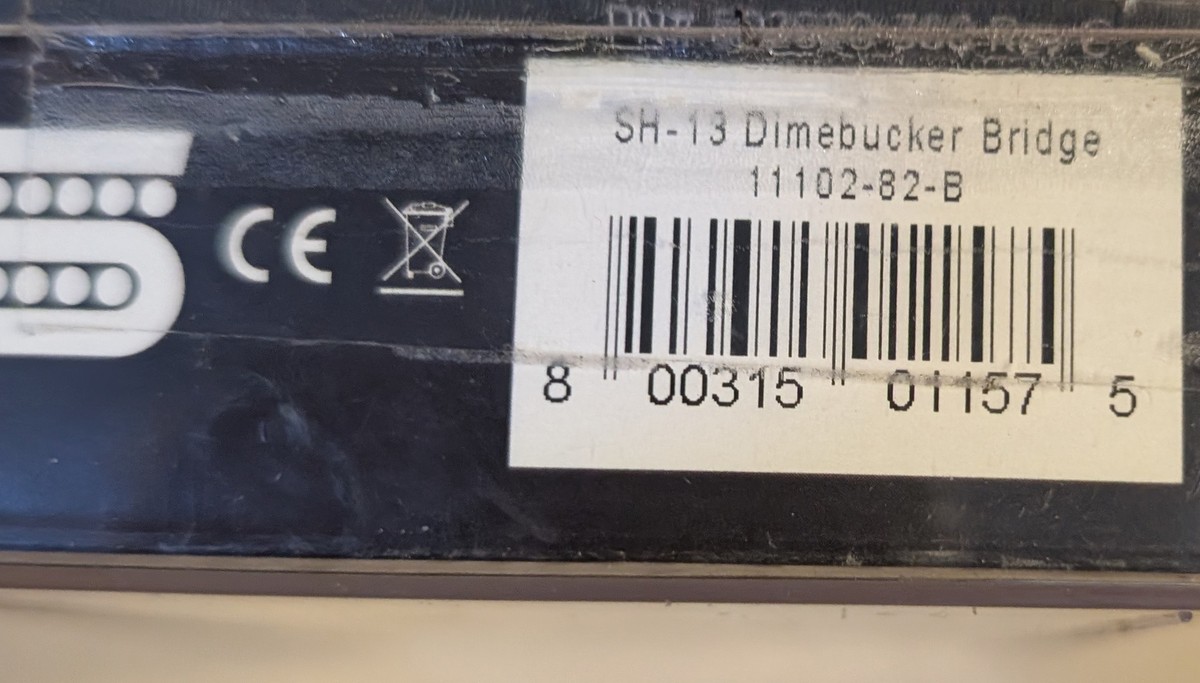 ギター SEYMOUR DUNCAN SH-13 Dimebucker SD Dimebucker/59 w/Zebra Neck – Motor City Guitar