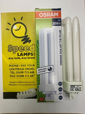 OSRAM DULUX T/E PLUS 42W 4PIN 840 COOLWHITE GX24q-4 GLÜHBIRNE LAMPE