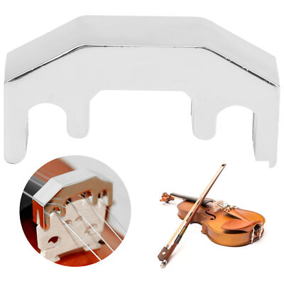Violin Silencer Aluminum Alloy Ultra Mute String Auxiliary Instrument Für 1 Rop