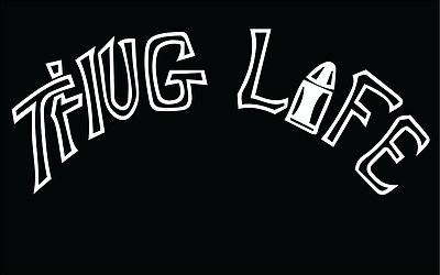2pac Tupac Shakur Thug Life Vinyl Decal Apple Windows PC West