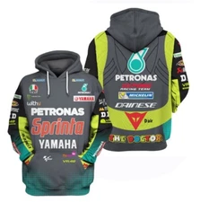 Yamaha Sprinta VR46 Team Hoodie 3D Print For Men's Size S-5XL