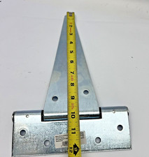 3 Pares De Bisagras En T De Acero Galvanizado Ultra Hardware 35753 - Alta Resistencia, Para Puertas, Acabado Galvanizado