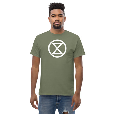 Extinction T Shirt Earth Climate Change Crisis Global Warming Mens Classic Tee