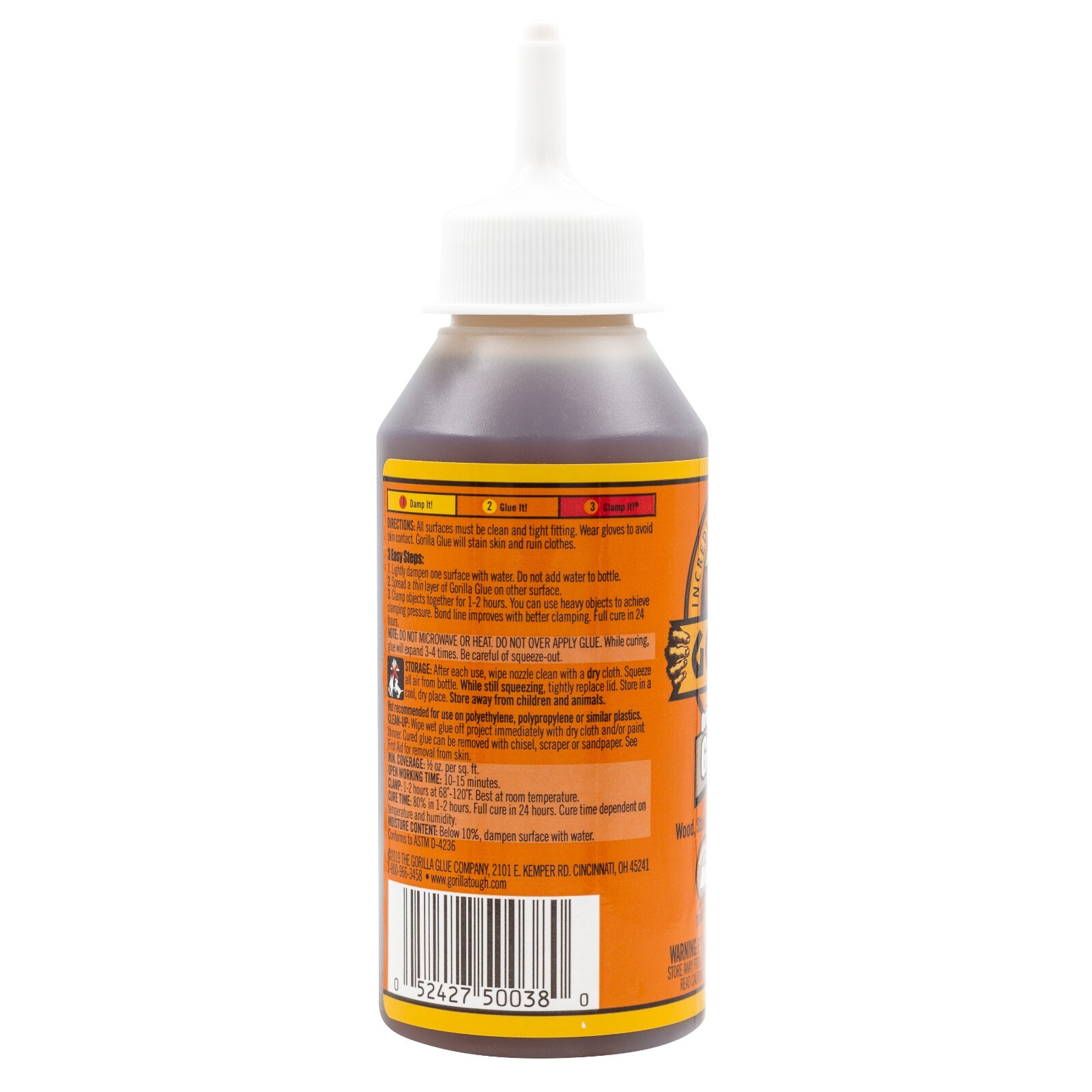 Gorilla Original Gorilla Glue, Waterproof Polyurethane Glue, 8 ounce