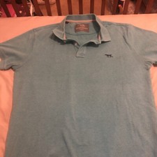 RODD  GUNN POLO SIZE L LIGHT BLUE GOLF NEW ZEALAND LTD