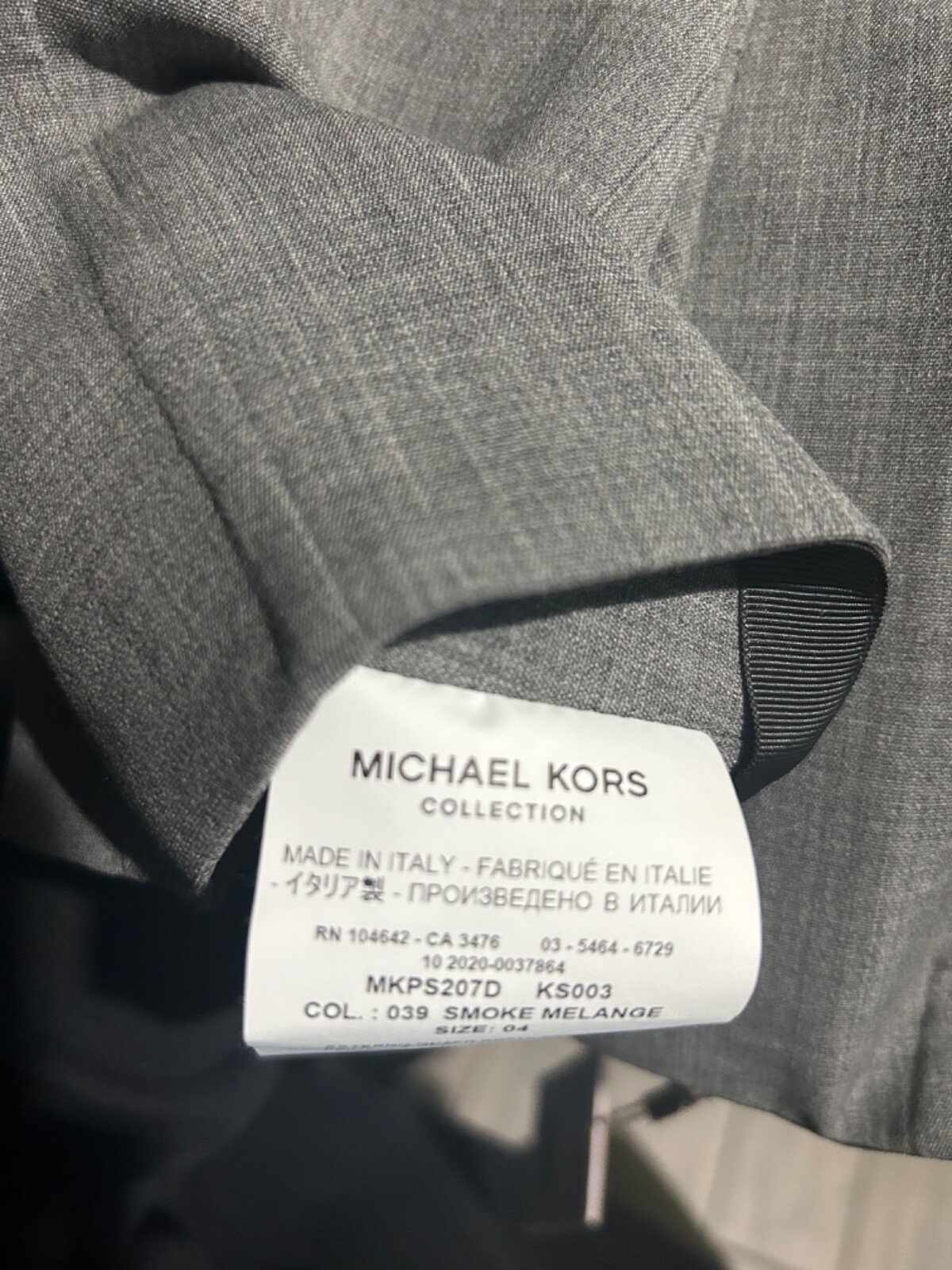 Michael Kors Collection stretch crepe flared 4 34” Designer Dress Pants ♡ Italy image 4