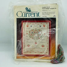 1987 Current Family Tree Personalized Sampler Kit 11" x 14" 