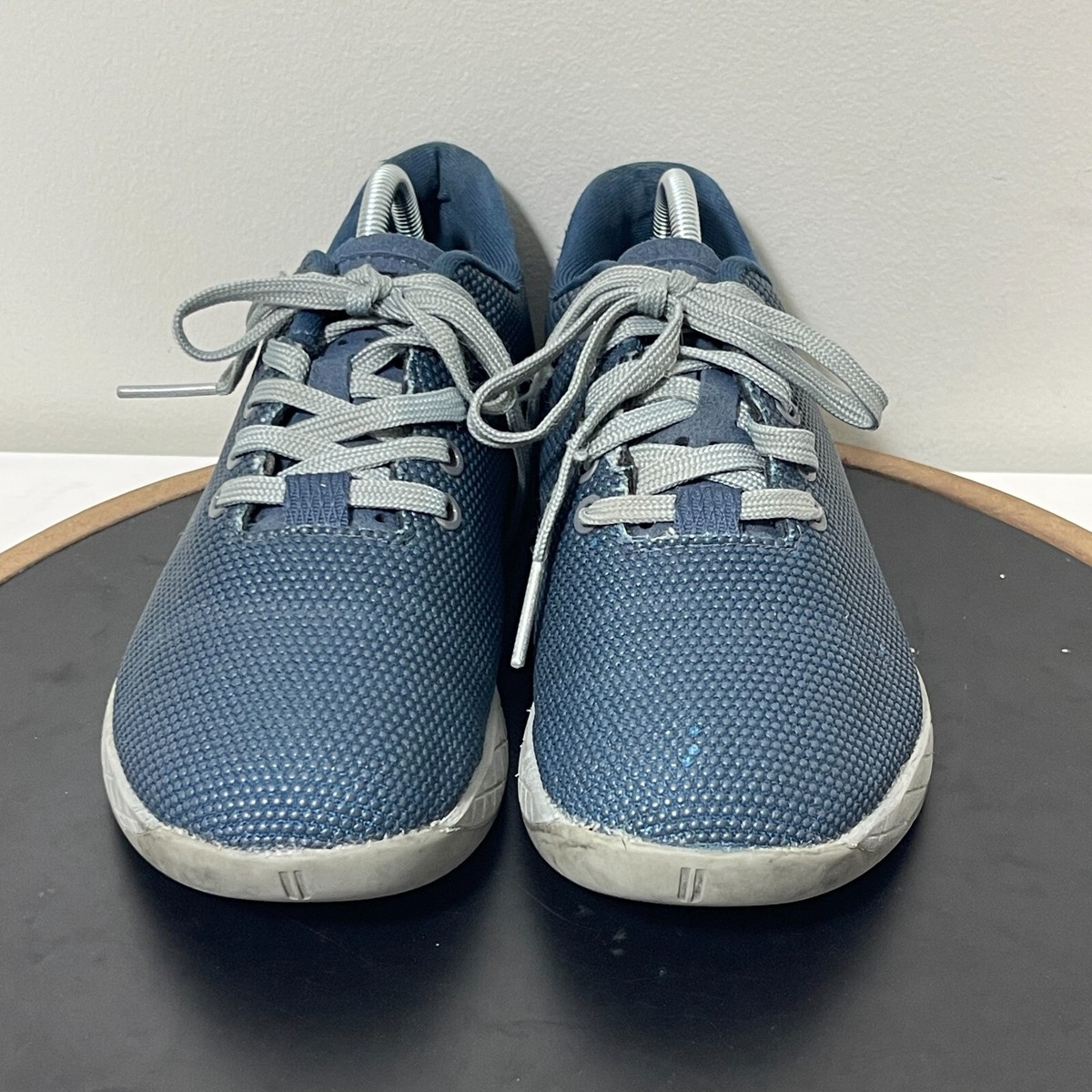 NoBull Trainer Sneaker Men 6.5/Women 8 Blue Low White Sole SuperFabric Shoes Gym NOBULL SuperFabric Trainer Blue Low Top Sneakers Men 6.5  main image 4
