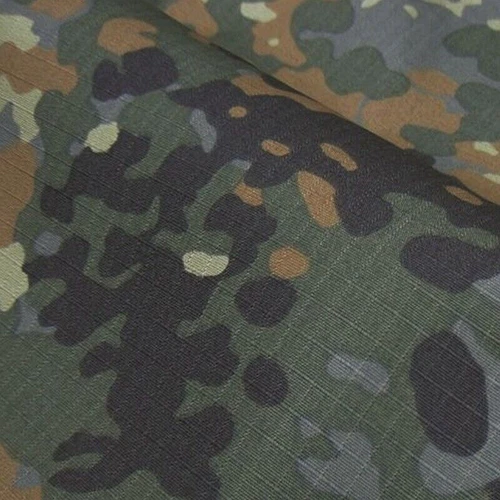 1.5M Width Flecktarn Camo Fabric Army Camouflage Cloth Cotton DIY Military - Picture 2 of 5
