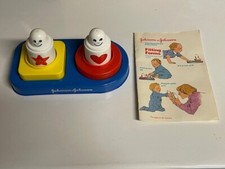 Vintage Johnson & Johnson Fitting Forms sensory toy 1980 - complete with manual!