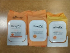 3 Pack: The Honey Pot Company Normal Wipes Fragrance Free, 30Ct Ea. -  E5D