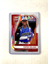 2021 Panini Elite Extra Edition #189- YOFFRY SOLANO Die Cut SP RC #'d 005/154