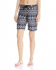 Kanu Surf Women's St. Lucia Boardshort, Style 2612, Size 14 - Black