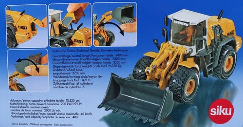 Siku 3533 - Liebherr 580 2plus2 Four Wheel Loader - 1:50 Scale - Picture 7 of 8
