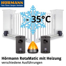 ✓ Hörmann RotaMatic Drehtorantrieb mit Heizung 1 oder 2 flügelig Sicherheits-Kit