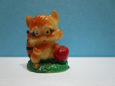 Altfiguren Tierkinder   Waschbär 100% Original (1)