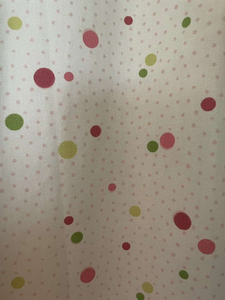 Cortinas plisadas Waverly Lauren Hancock Deco Dot Designer 2 paneles 26x85 Foto 2 de 4