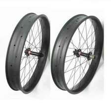 Set ruote Fat Bike in carbonio 26/27,5 clincher 3K UD ruote bici da neve 32 fori
