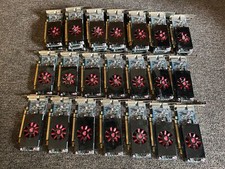LOT OF 33 AMD RADEON 7450 1GB GDDR3 DISPLAYPORT DVI PCIE VIDEO CARD 0NJ0D3 /WH
