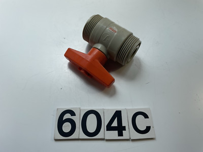 ASV-Stübbe C100 regelbarer Durchfluss Kugelhahn DN 20 PN 10 LP: 604C