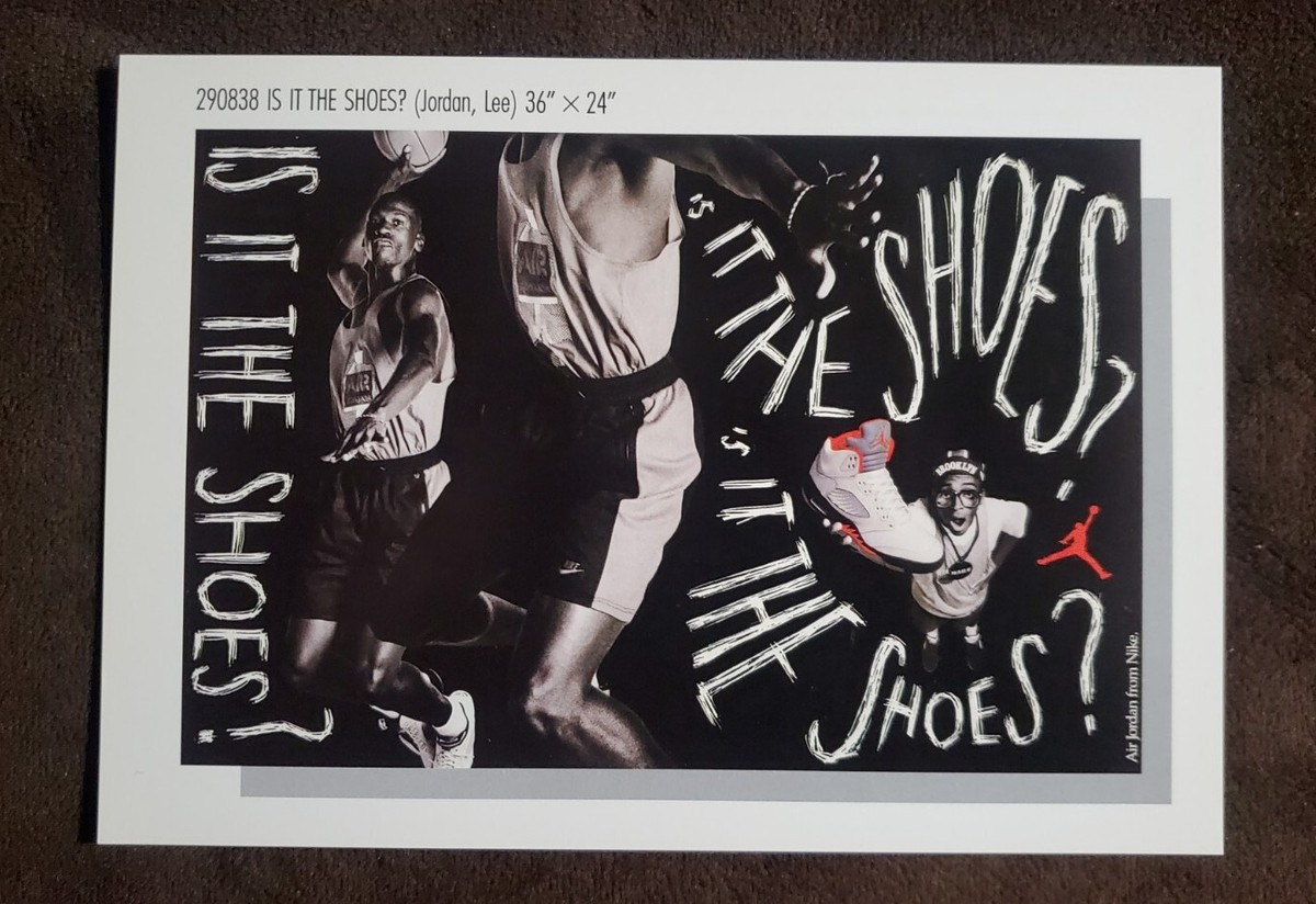 Michael Jordan - Original Nike POSTER CARD -Is It The Shoes - 5
