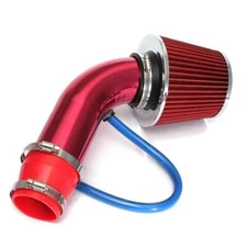 3" 76mm Car Cold Air Intake Filter Aluminum Induction Flow Hose Pipe Clamps Kit