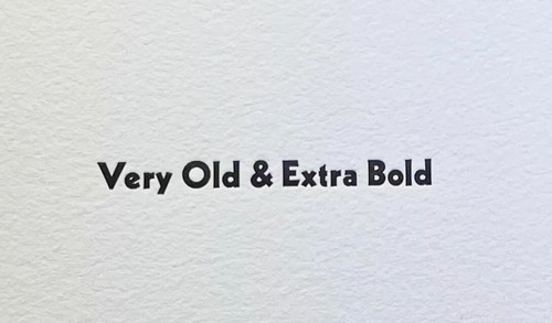 New Letterpress Type - 12 point Kabel (Sans Serif) Extra Bold - Picture 2 of 2