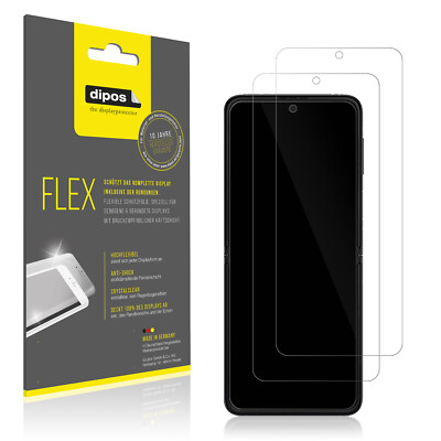 2x Schutzfolie für Samsung Galaxy Z Flip 5 - faltbare Display Schutz Folie Flip5