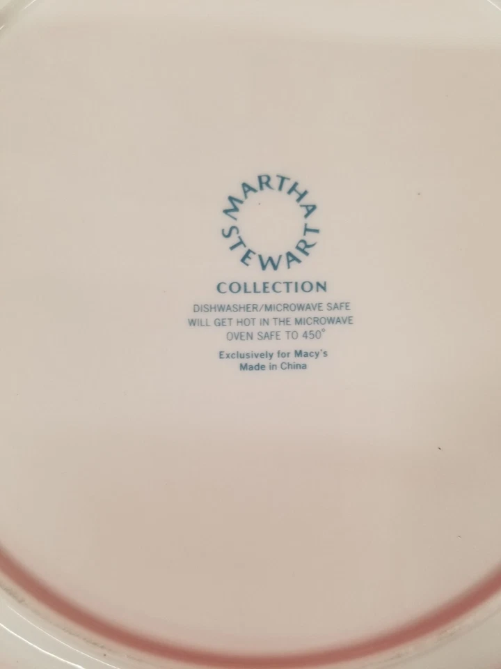 Plato de cena amarillo helecho Macys Maidenhair colección Martha Stewart 11 3/8" Foto 4 de 4