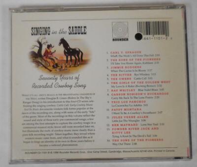 Cattle Call: Early Cowboy Music and Its Roots (1996) CD, Various