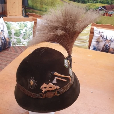 Trachten Hut Mit Gamsbart - Bild 1 von 4