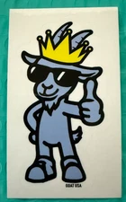 SALE 🐐 GOAT USA  What's Up Cartoon  Goat Sticker  🐐 Brand New