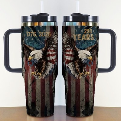 US America s 250th Anniversary 40oz Tumbler   Limited Edition Multiple Styles