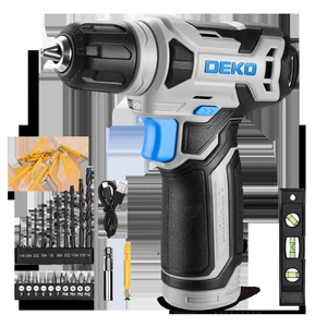 8V Cordless Drill Set 3/8"Keyless Chuck, Wireless Mini Power Driver with Screw S