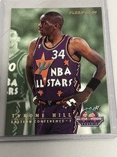 1995-96 Fleer All-Star Weekend Karl Malone, Tyrone Hill #7 Of 13