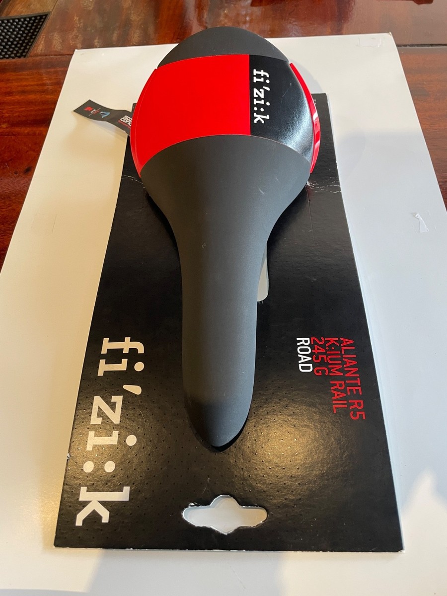 New Fizik Aliante R5 Saddle Black/Red | eBay