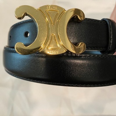 Celine Medium Triomphe Belt Size 85cm