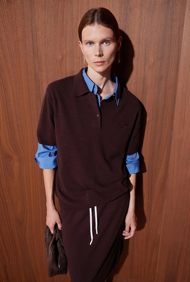 THE ROW Womens Wool Short Sleeves Long Sleeves Short Sleeves - Image 3 of 4