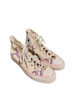 Golf Le Fleur Chuck Taylor All Star High Flame Converse, Yellow, Size 10