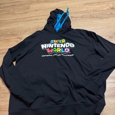 Super Nintendo World Universal Studios Hollywood Hoodie Black Size: 2XL XXL
